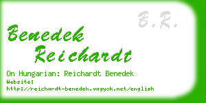 benedek reichardt business card